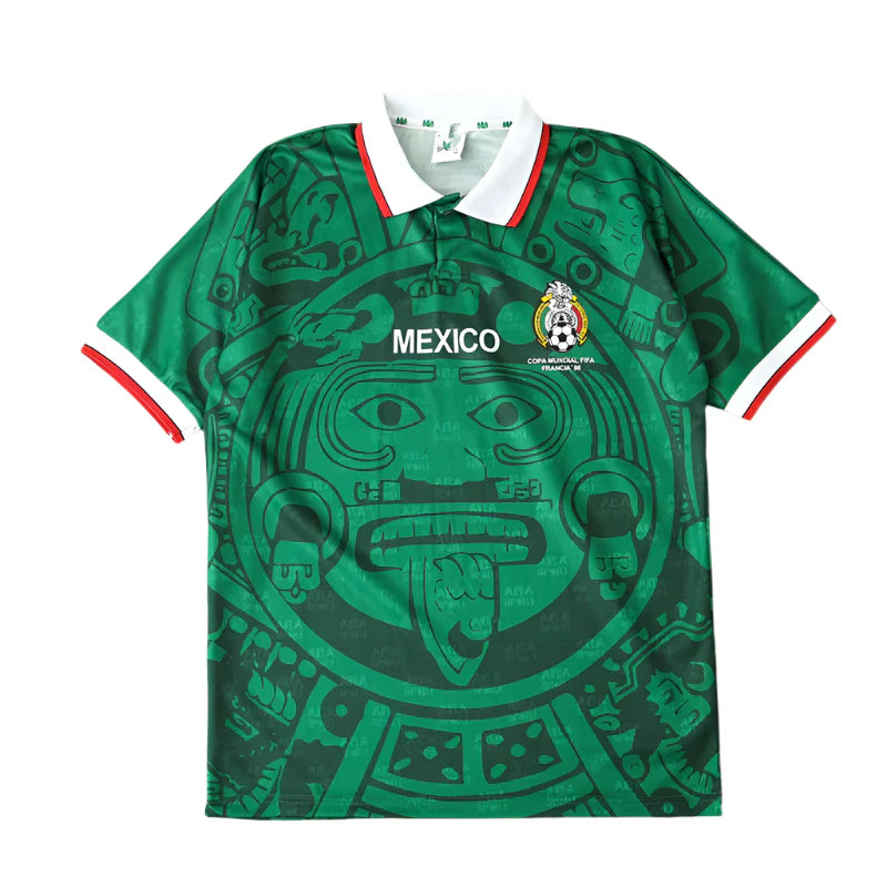 Mexico National Team Home Retro Fan Version 1998 Season Jersey