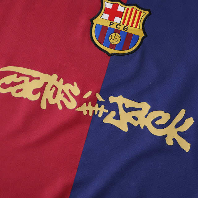FC Barcelona x Travis Scott Limited Edition Fan Version 24/25 Men’s Kit Jersey