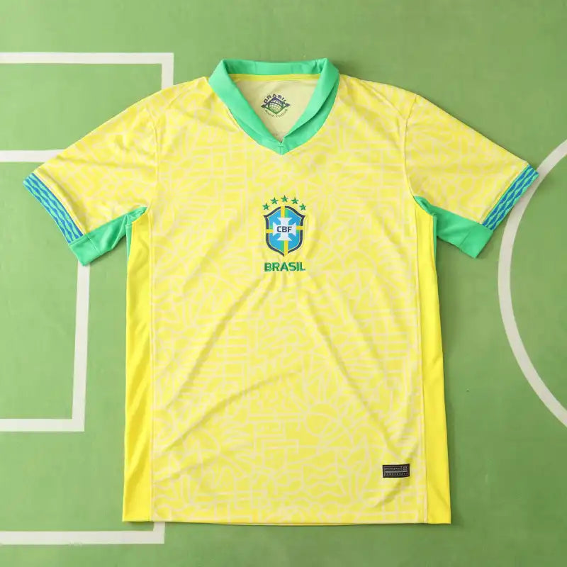 Brazil National Team Home Fan Version 2024 Season Jersey