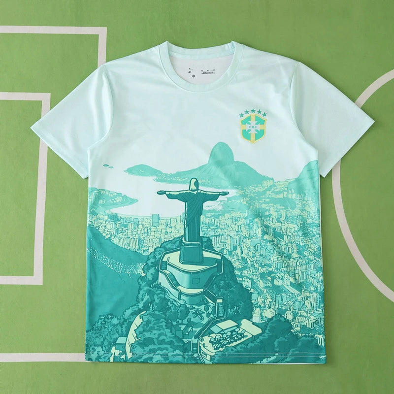 Brazil National Team Jesus Fan Version 25/26 Season Jersey