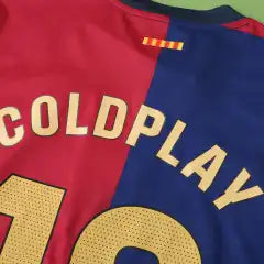 FC Barcelona x Spotify x Coldplay Fan Version 24/25 Season Jersey