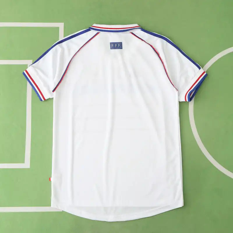 France National Team Away Retro Fan Version 1998 Season Jersey