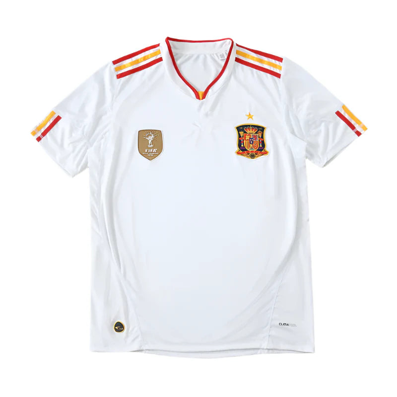 Spain National Team Away Retro Fan Version 2010 Season Jersey