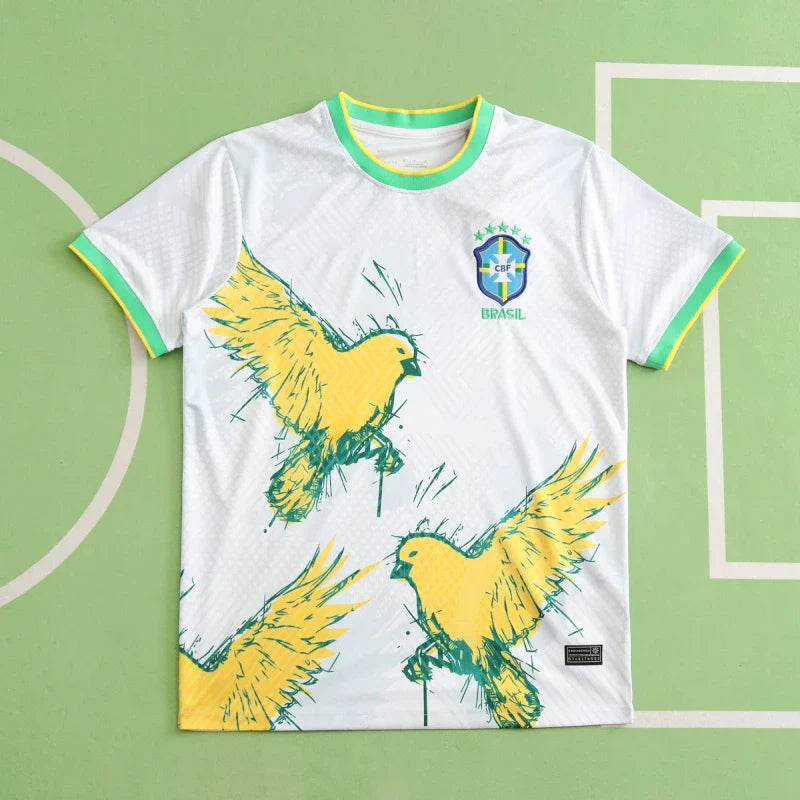 Brazil National Team Little Yellow Bird Fan Version 2024 Season Jersey