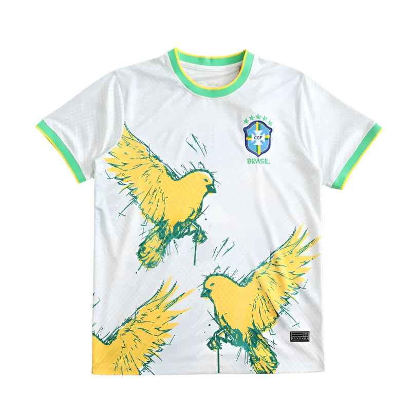 Brazil National Team Little Yellow Bird Fan Version 2024 Season Jersey