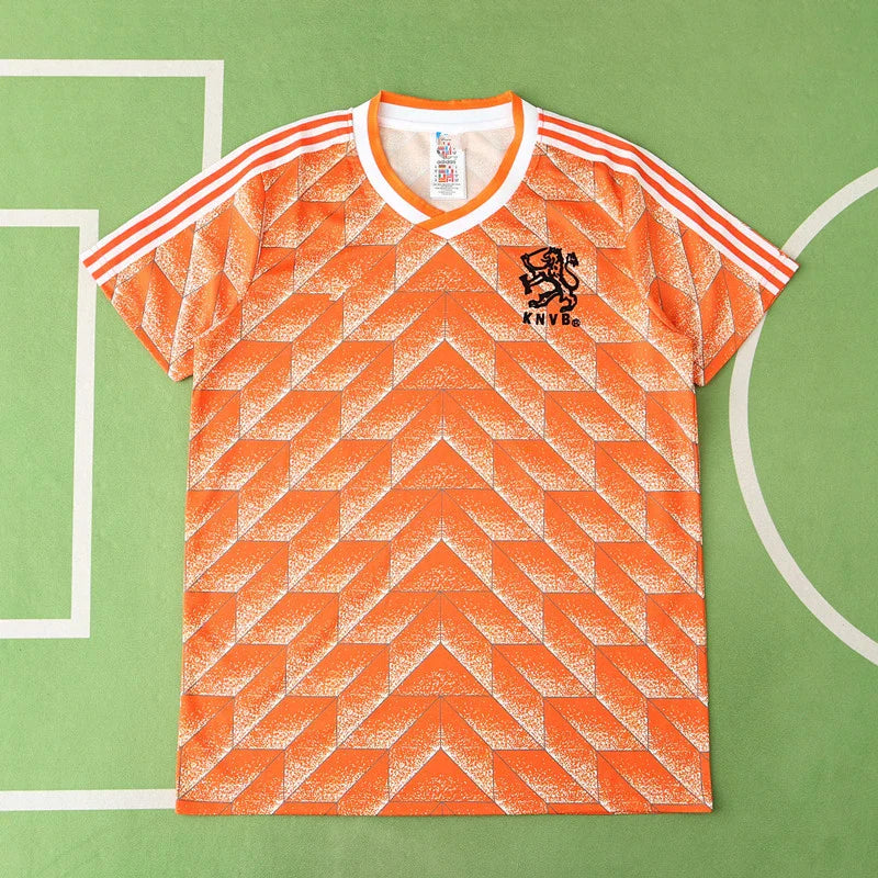 Netherlands National Team Home Retro Fan Version 1988 Season Jersey