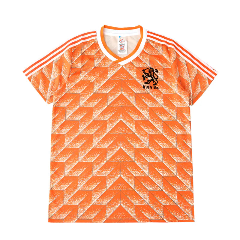Netherlands National Team Home Retro Fan Version 1988 Season Jersey