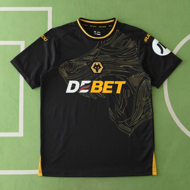 Wolverhampton Wanderers F.C. Away Fan Version 24/25 Season Jersey