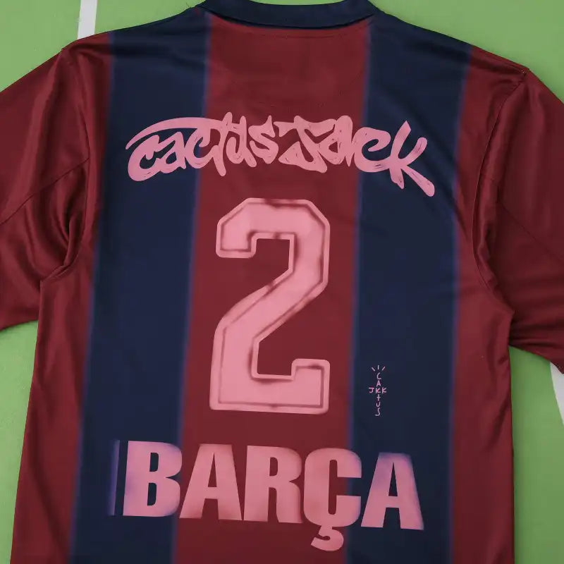 FC Barcelona CJ x Skeleton Home Retro Fan Version 00/01 Season Jersey