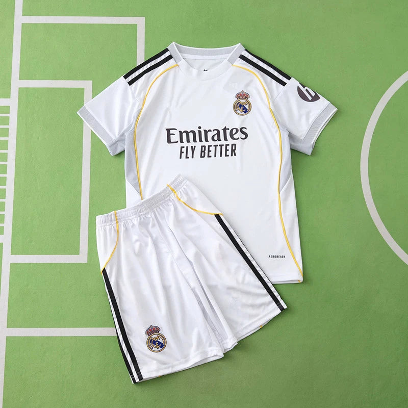 Real Madrid CF Home Kids Kit 25/26 Season