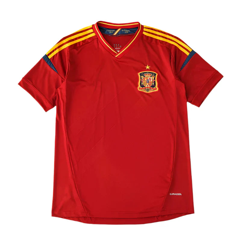 Spain National Team Home Retro Fan Version 2012 Season Jersey