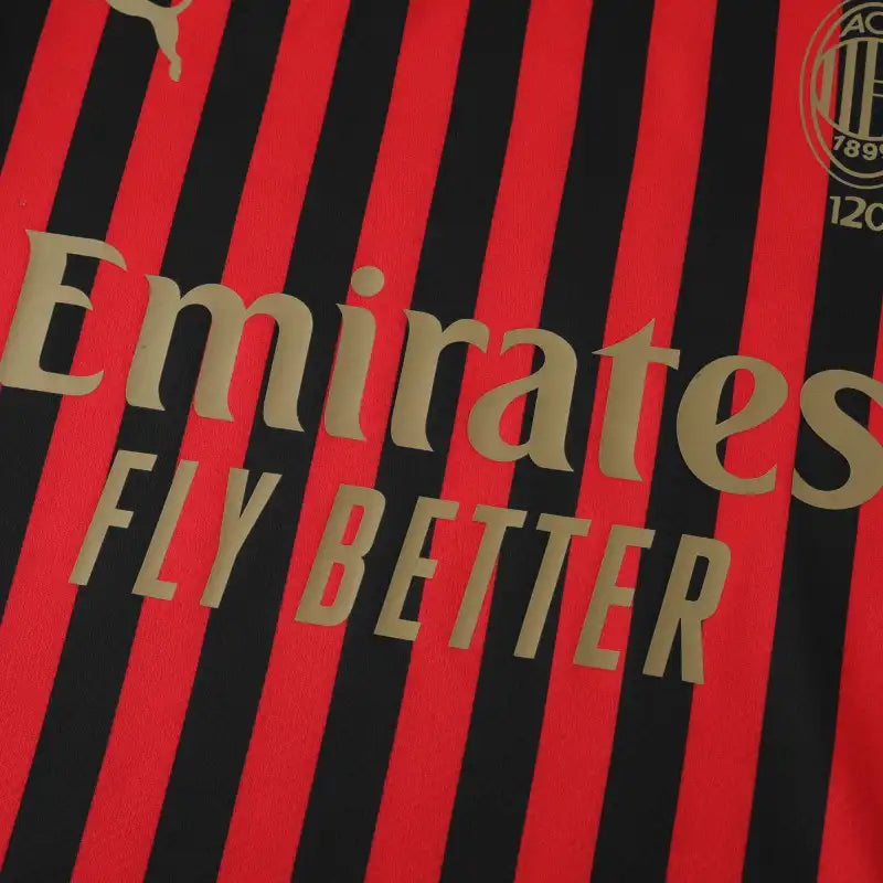 A.C. Milan 120th Anniversary Edition Retro Fan Version Jersey