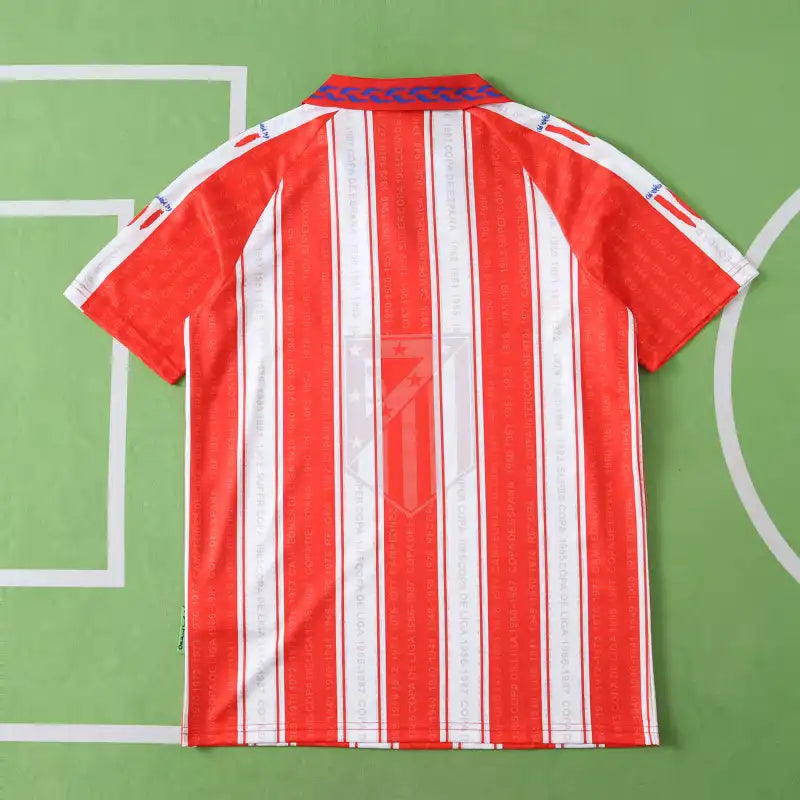Club Atlético de Madrid Home Retro Fan Version 95/96 Season Jersey