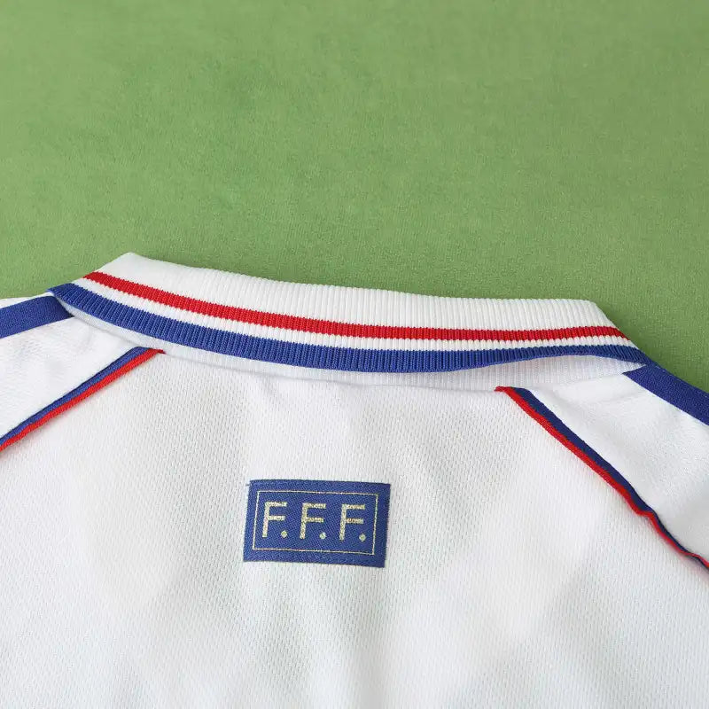 France National Team Away Retro Fan Version 1998 Season Jersey
