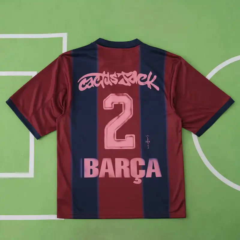 FC Barcelona CJ x Skeleton Home Retro Fan Version 00/01 Season Jersey
