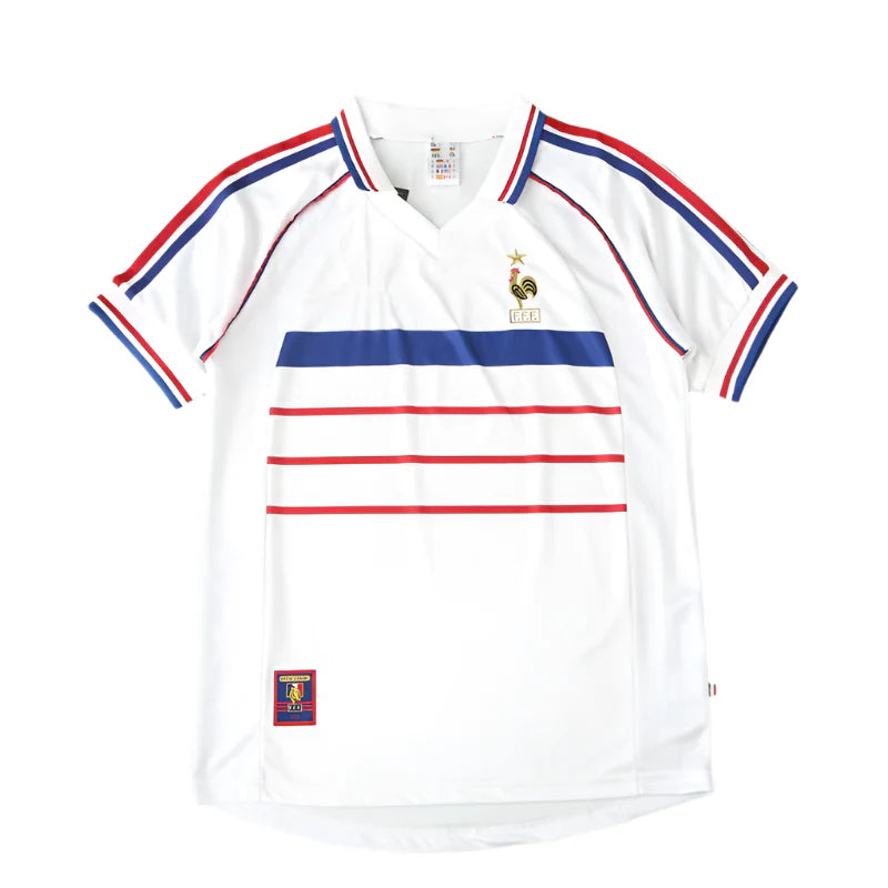 France National Team Away Retro Fan Version 1998 Season Jersey