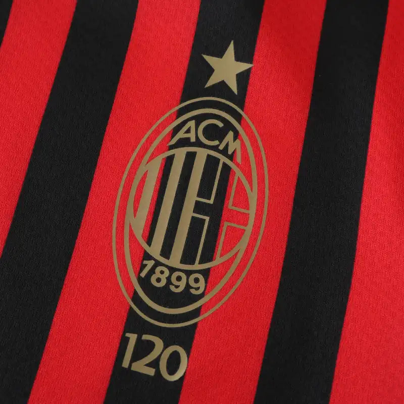 A.C. Milan 120th Anniversary Edition Retro Fan Version Jersey
