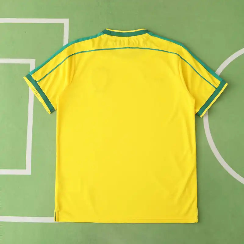 Brazil National Team Home Retro Fan Version 1998 Season Jersey
