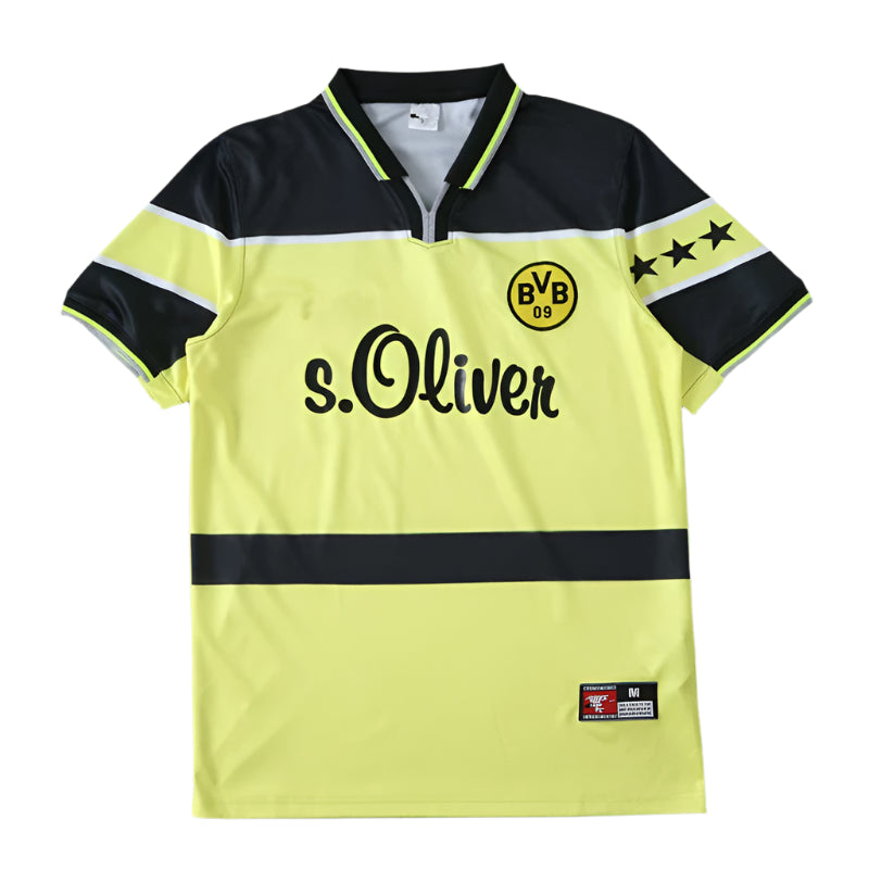 Borussia Dortmund Home Retro Fan Version 1997 Season Jersey