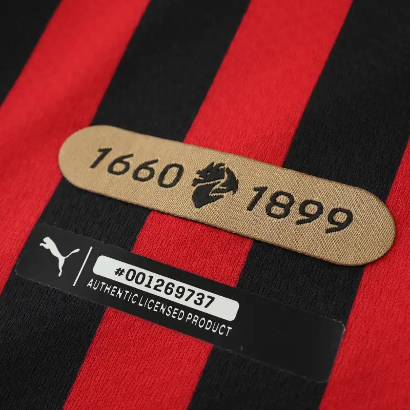 A.C. Milan 120th Anniversary Edition Retro Fan Version Jersey