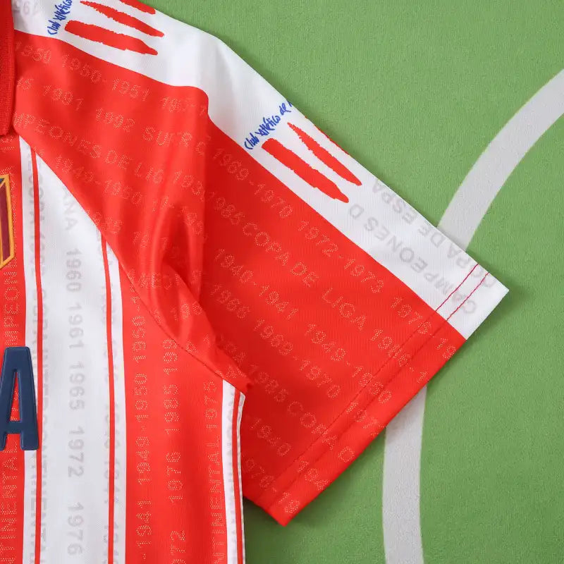 Club Atlético de Madrid Home Retro Fan Version 95/96 Season Jersey