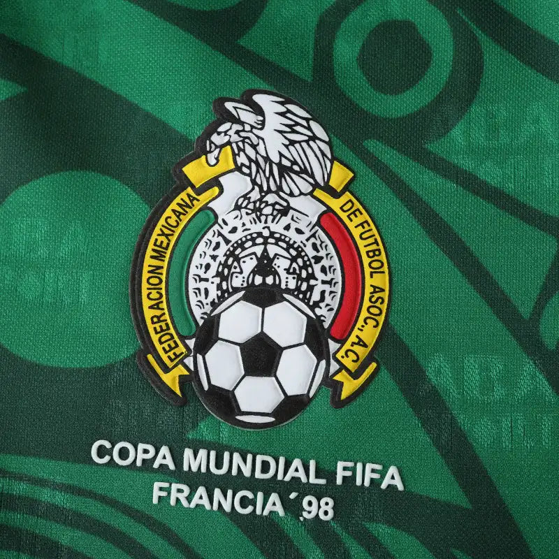 Mexico National Team Home Retro Fan Version 1998 Season Jersey