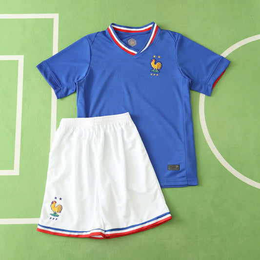France UEFA Home Kids Kit 2024 Season