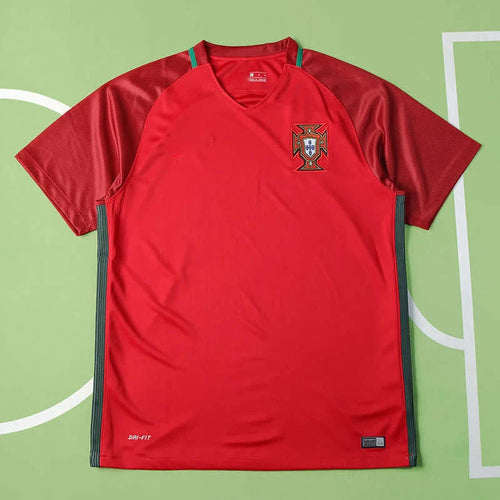 Portugal National Team Home Retro Fan Version 2016 Season Jersey