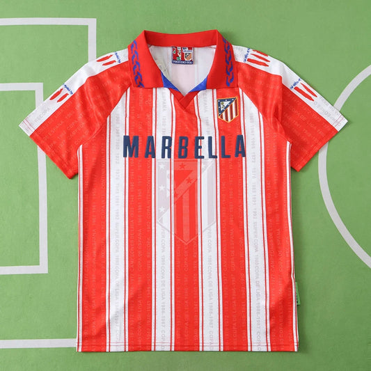 Club Atlético de Madrid Home Retro Fan Version 95/96 Season Jersey