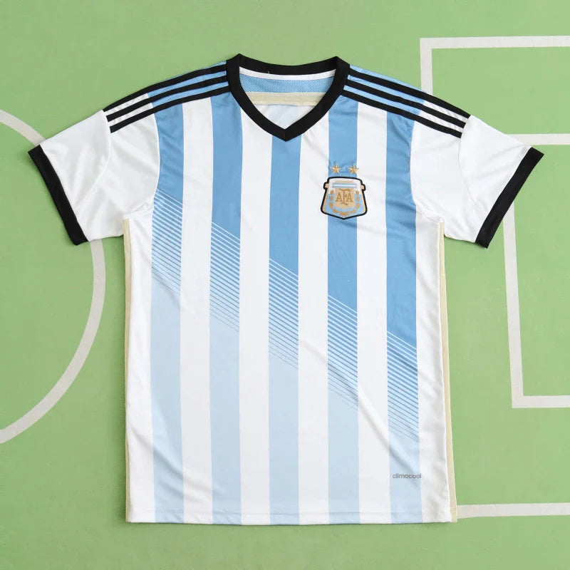 Argentina National Team Home Retro Fan Version 2014 Season Jersey