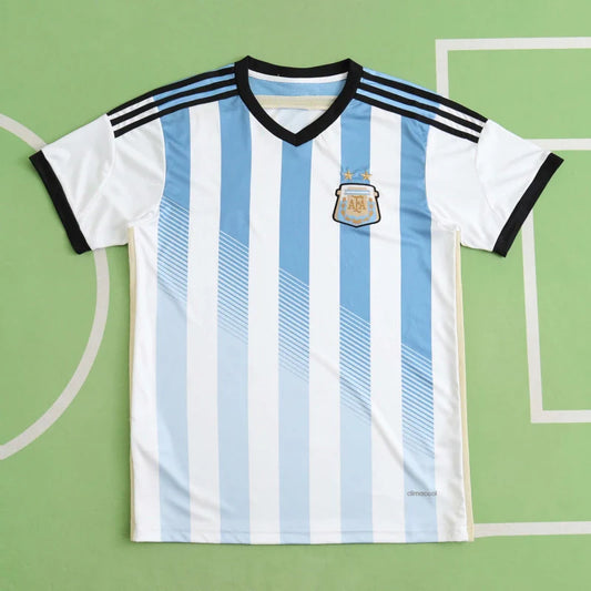 Argentina National Team Home Retro Fan Version 2014 Season Jersey