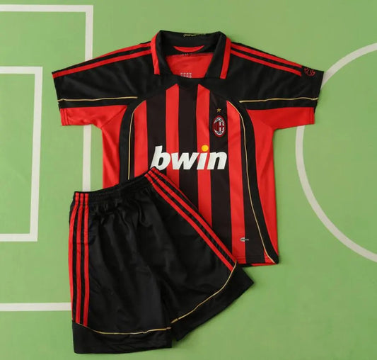 A.C. Milan Home Kids Kit 06/07 Season