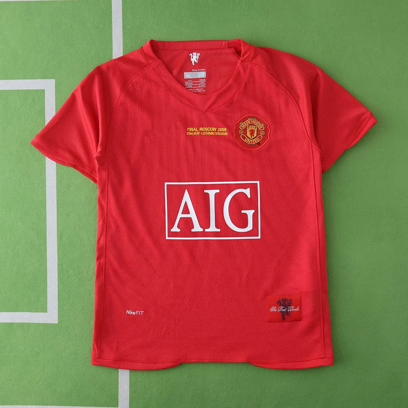 Manchester United F.C. Home Retro Kids Kit 07/08 Season
