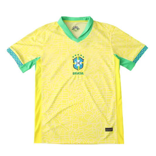 Brazil National Team Home Fan Version 2024 Season Jersey