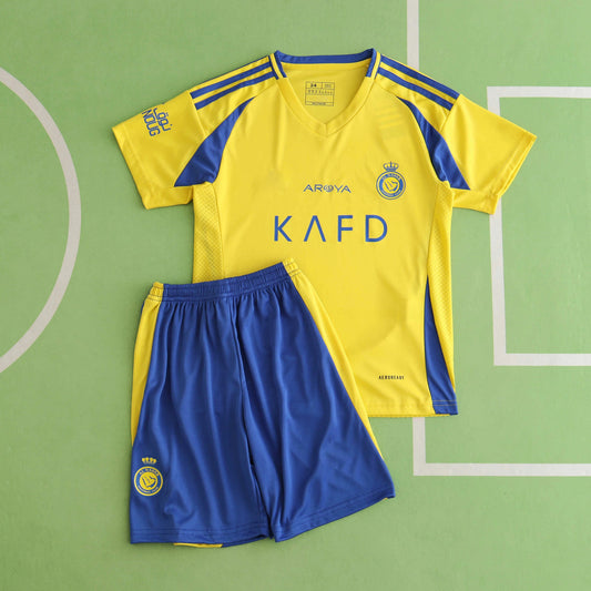 Al Nassr FC Home Kids Kit 24/25 Season