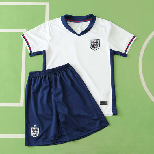England UEFA Home Kids Kit 2024 Season