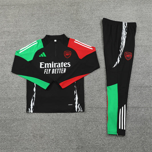 Arsenal 24/25 Black/Green/Red Training Suit