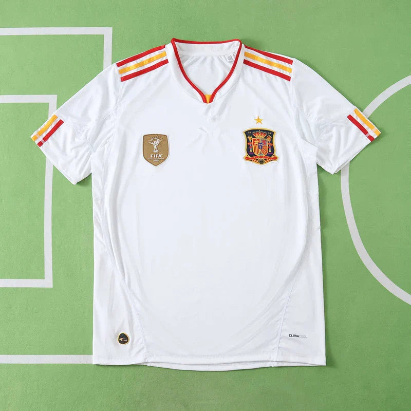 Spain National Team Away Retro Fan Version 2010 Season Jersey