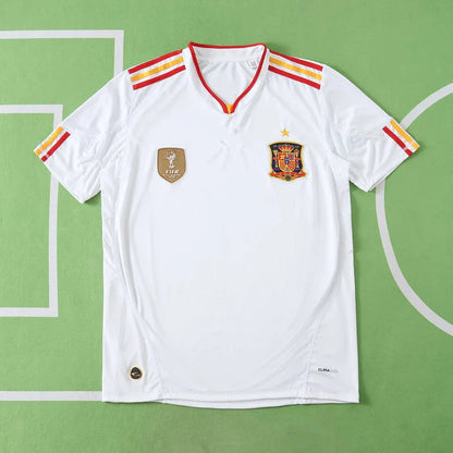 Spain National Team Away Retro Fan Version 2010 Season Jersey