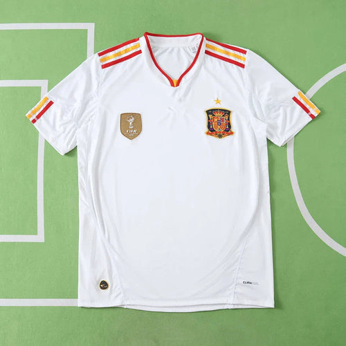 Spain National Team Away Retro Fan Version 2010 Season Jersey