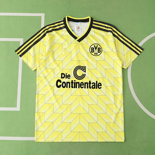 Borussia Dortmund Home Retro Fan Version 1988 Season Jersey