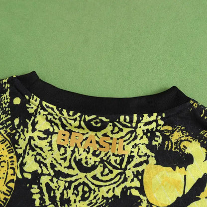 Brazil National Team Yellow Jesus Fan Version 2024 Season Jersey