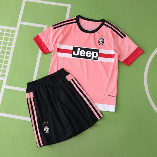 Juventus F.C. Away Retro Kids Kit 15/16 Season