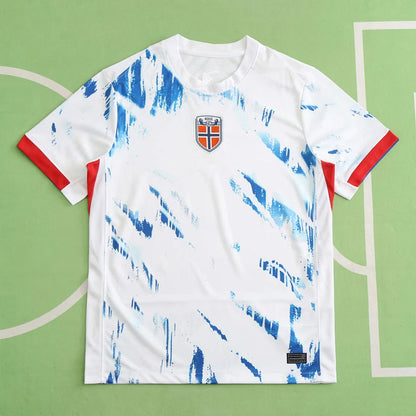 Norway National Team UEFA Away Fan Version 2024 Season Jersey