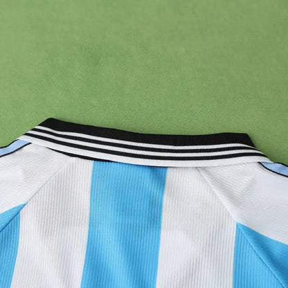 Argentina National Team Home Retro Fan Version 1998 Season Jersey