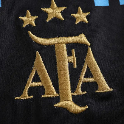 Argentina National Team Black Training Fan Version 2024 Season Jersey