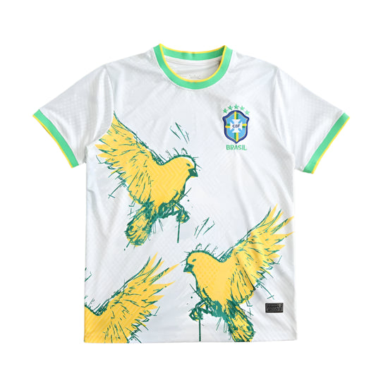 Brazil National Team Little Yellow Bird Fan Version 2024 Season Jersey