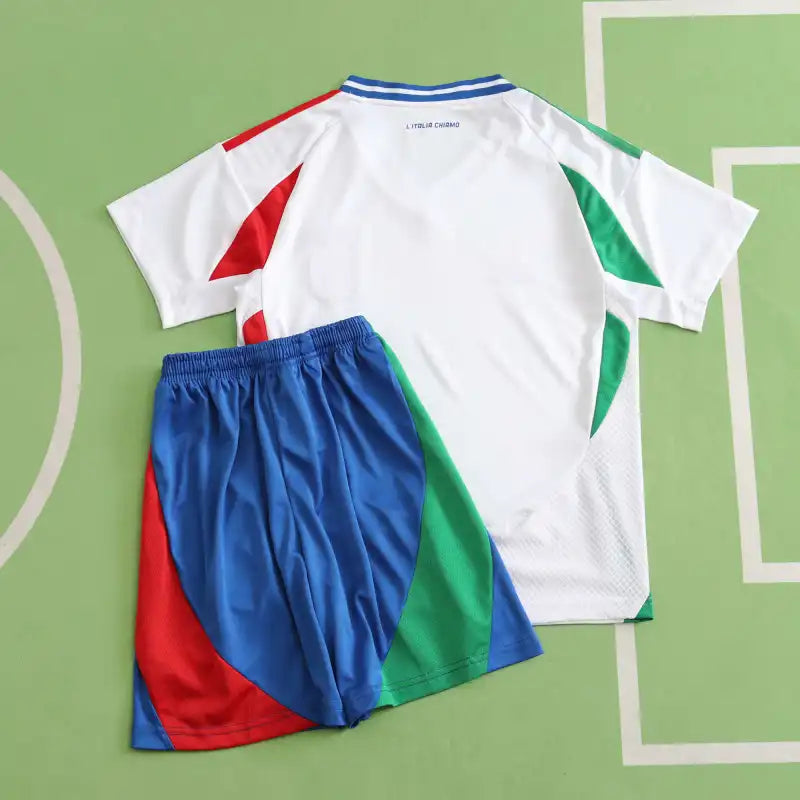 Italy UEFA Away Kids Kit 2024 Season