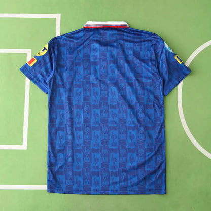 France National Team Home Retro Fan Version 1996 Season Jersey