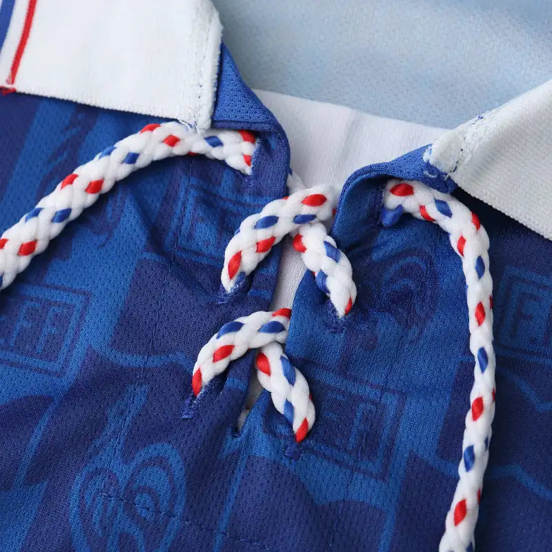 France National Team Home Retro Fan Version 1996 Season Jersey